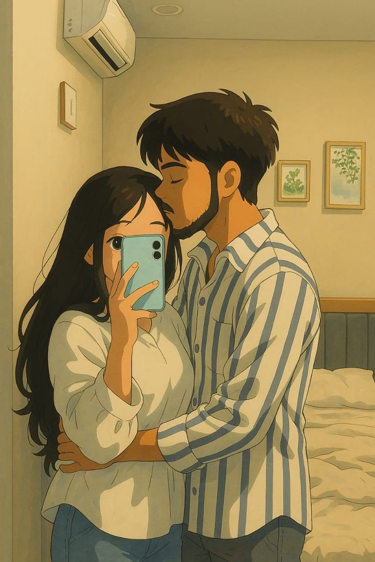 ghibli-style-couple-photo-dp ghibli-style-couple-photo-dp